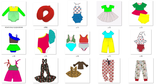 We are factory offer various styles in stock ready to ship clothes/ also can do customize designs / including printed, embroidered/smocked/Yoga/ Bamboo/please contact me : FB: Zhilong Yu/ FB group :https://www.facebook.com/groups/596121238592676