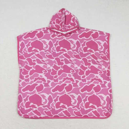 RTS Summer Hooded Towel for Toddlers Boys Girls Kids Bath Pool Beach Towel Kids Soft Milk Silk Beach Wear Terry Towels